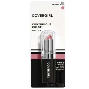 COVERGIRL Continuous Color Lipstick Smokey Rose Shimmer‎ 035 New In Box